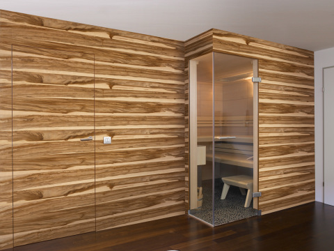 Entrance from MDF panels: disguised doors Entrance from MDF panels: disguised doors