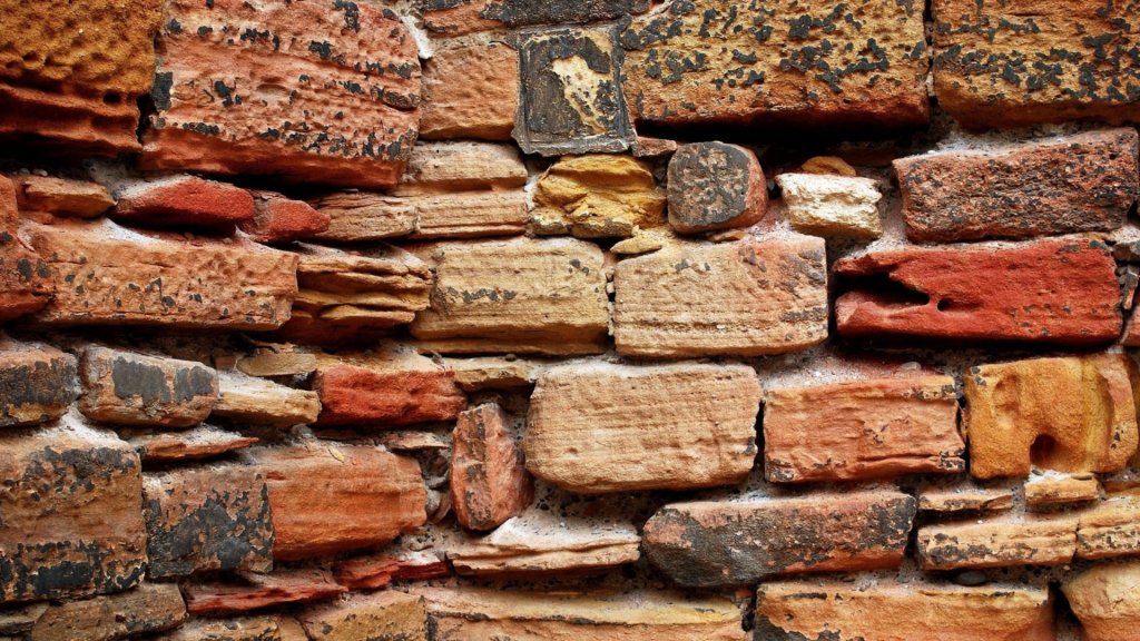 Tapete mit realistischen Steinen