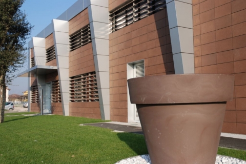 Fotoceramica della facciata