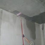 Utilisation d'un rouleau à manche long