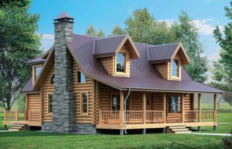 Модерна дървена къща Модерна дървена къща