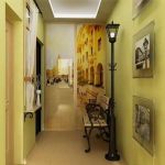 Korridor im modernen Stil in der Wohnung