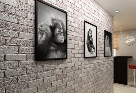 Imitation brickwork wallpaper Imitation brickwork wallpaper