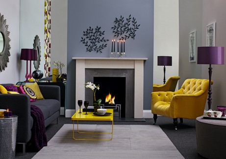 Living room in gray tones Living room in gray tones