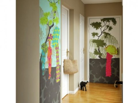 Panel in the hallway Panel in the hallway