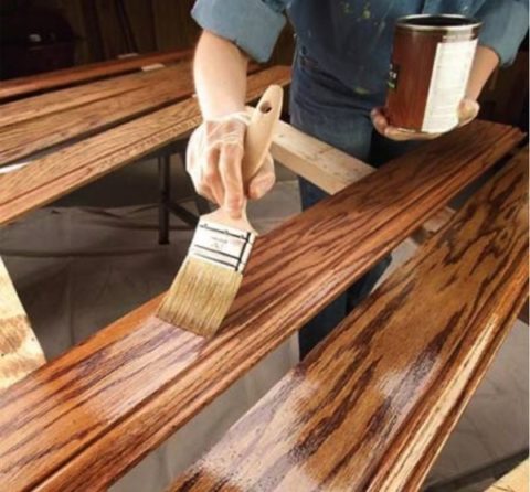 Предварителна обработка на всеки елемент с лакове и импрегниращи съединения