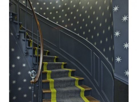 Stairwell Walls with Panels Stairwell Walls with Panels