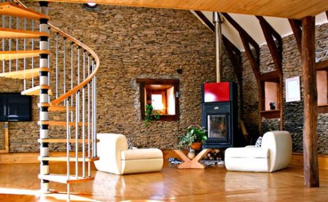 Всекидневна в стил лофт