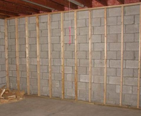 Installation of the lathing Installation of the lathing