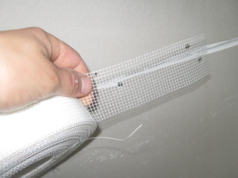 Verstärkte Naht mit Serpianka