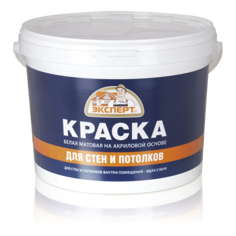 Innenfarbe auf Acrylharzen