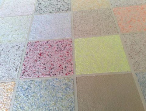 Sorten von flüssigen Tapetentönen Sorten von flüssigen Tapetentönen