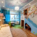 Ένας συνδυασμός κρύων και ζεστών αποχρώσεων της ταπετσαρίας