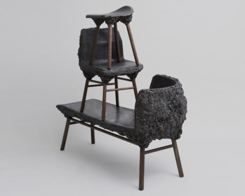 Set Designermöbel aus Schaumholz Set Designermöbel aus Schaumholz