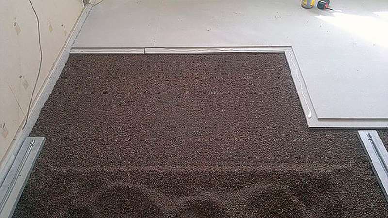 Kuru zemin şap örneği