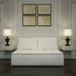 φωτογραφία καθιστικού με γυψομάρμαρο